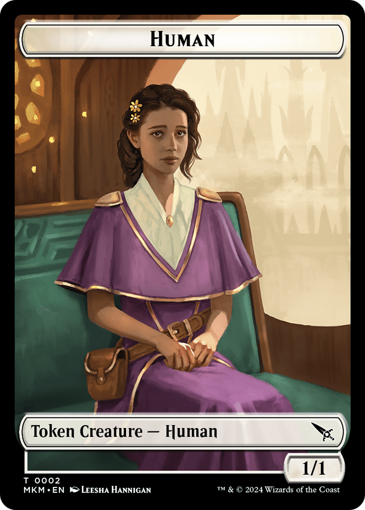 Human Token [Murders at Karlov Manor Tokens] | Exor Games New Glasgow