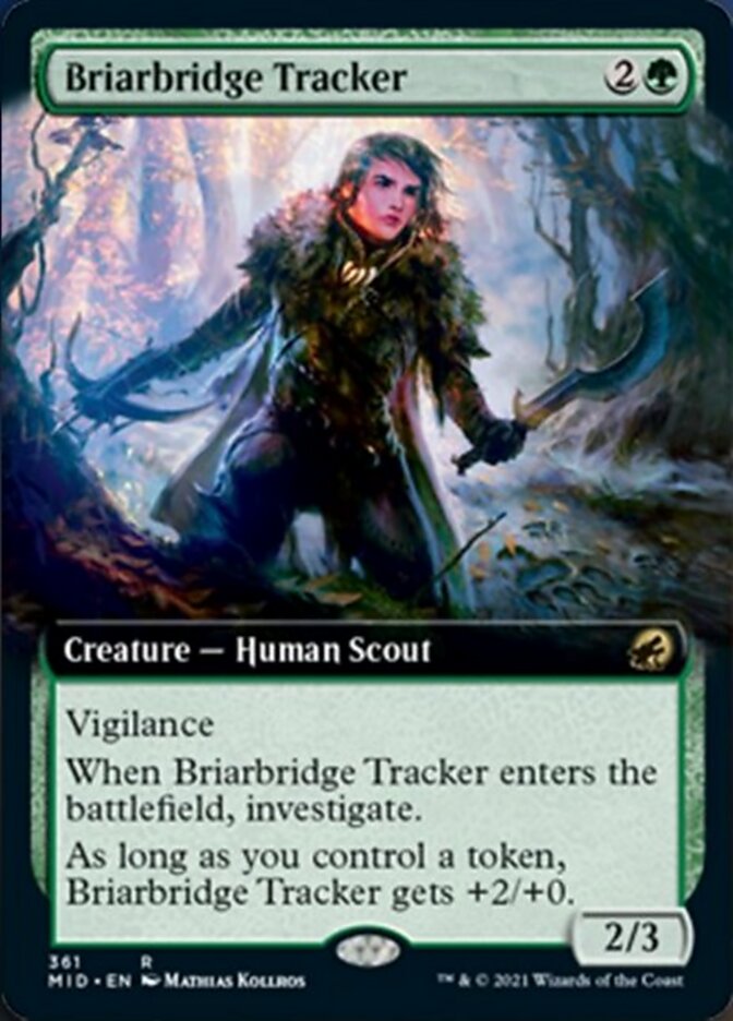 Briarbridge Tracker (Extended Art) [Innistrad: Midnight Hunt] | Exor Games New Glasgow