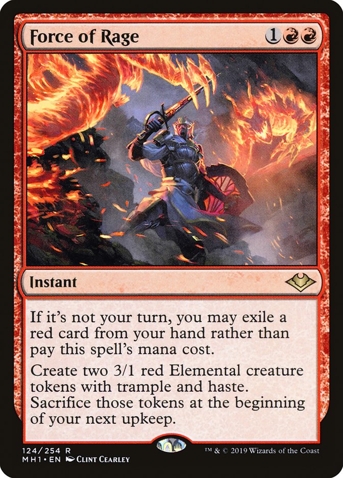 Force of Rage [Modern Horizons] | Exor Games New Glasgow