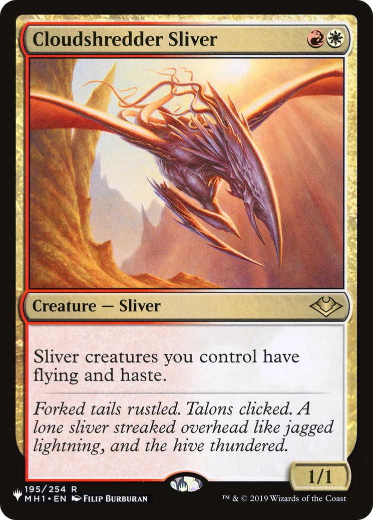 Cloudshredder Sliver (MH1) [The List] | Exor Games New Glasgow
