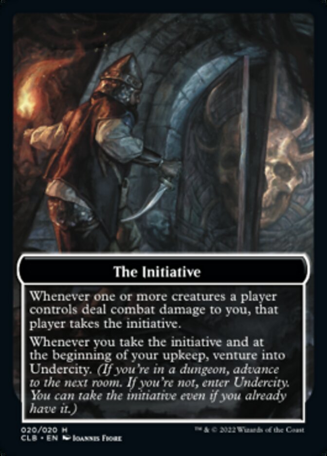 The Initiative // Undercity Double-Sided Token [Commander Legends: Battle for Baldur's Gate Tokens] | Exor Games New Glasgow