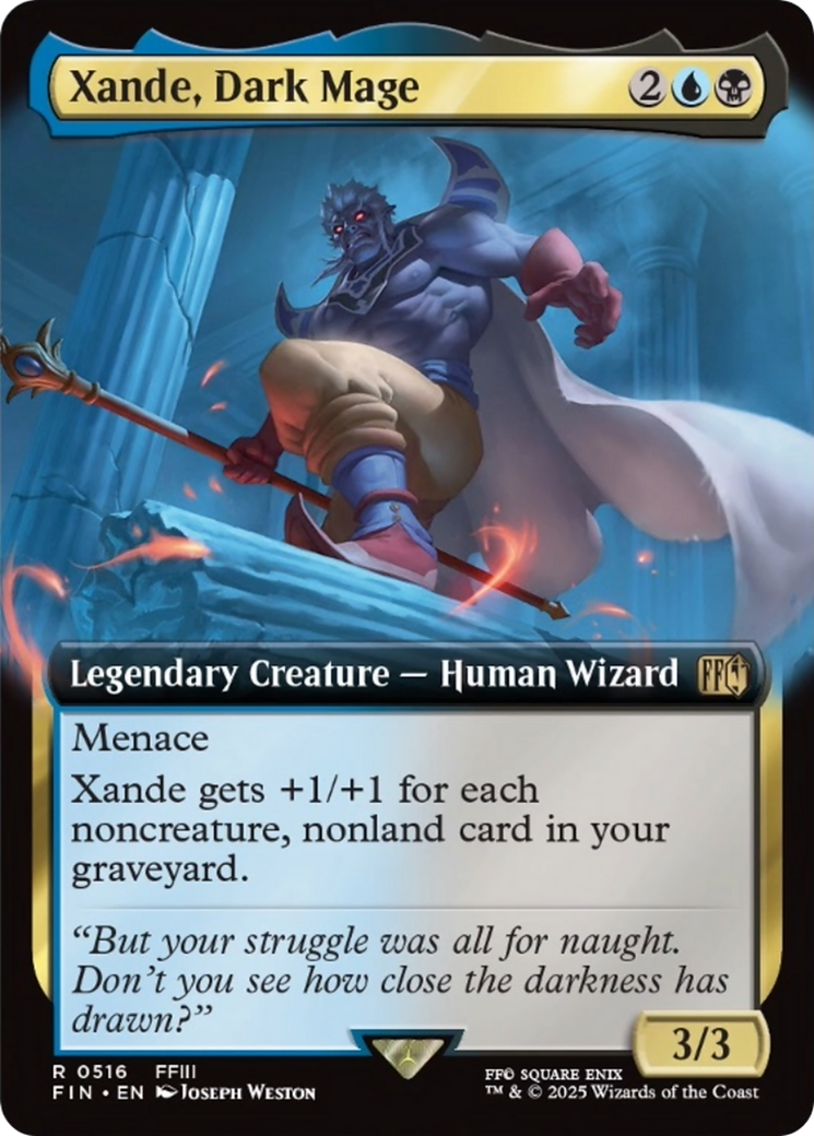 Xande, Dark Mage (Extended Art) [FINAL FANTASY] | Exor Games New Glasgow