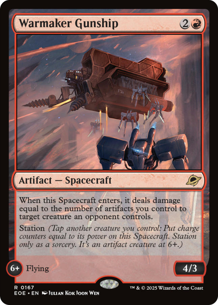 Warmaker Gunship [Edge of Eternities] | Exor Games New Glasgow