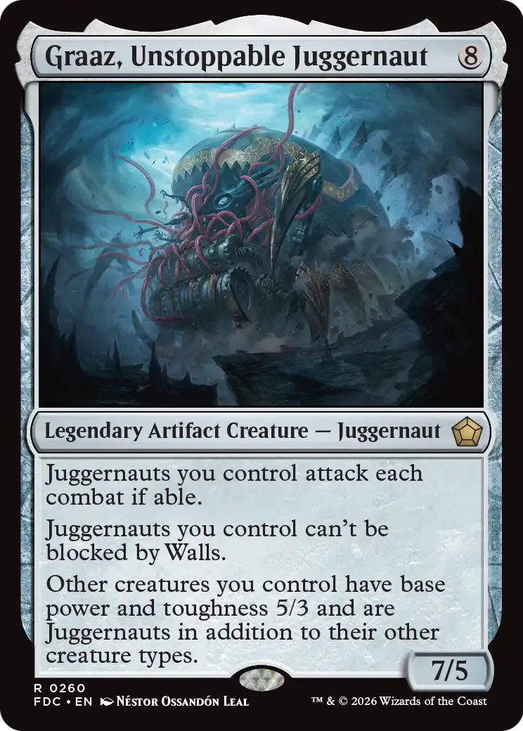 Graaz, Unstoppable Juggernaut [Foundations Commander] | Exor Games New Glasgow