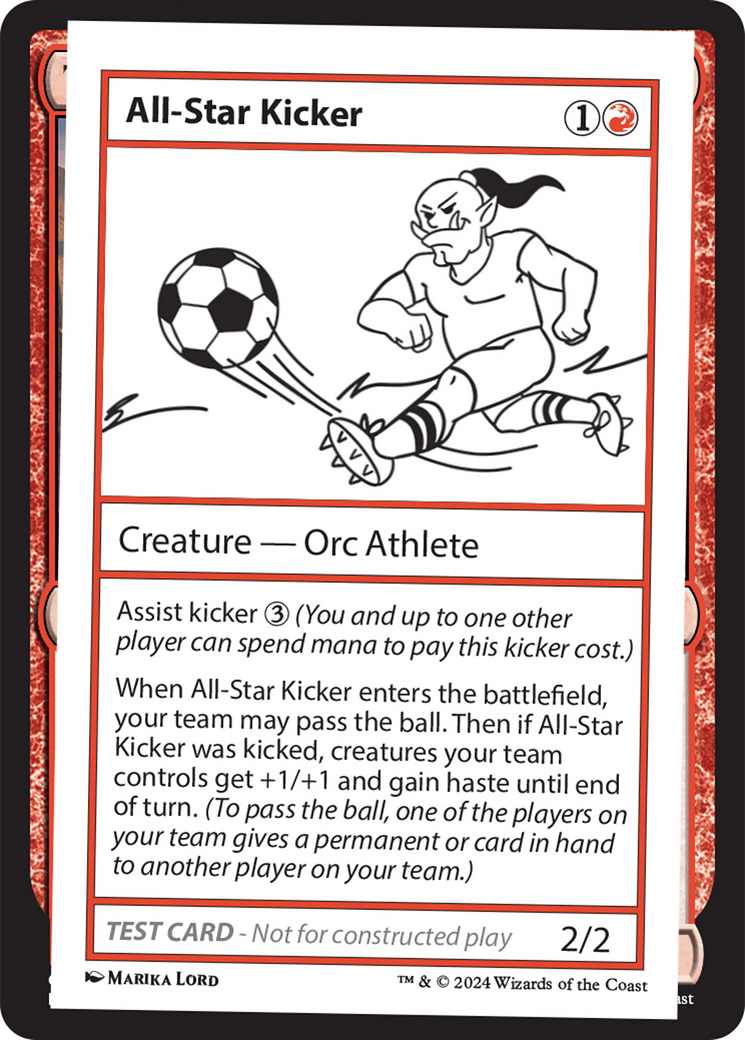 All-Star Kicker [Mystery Booster 2 Playtest Cards] | Exor Games New Glasgow