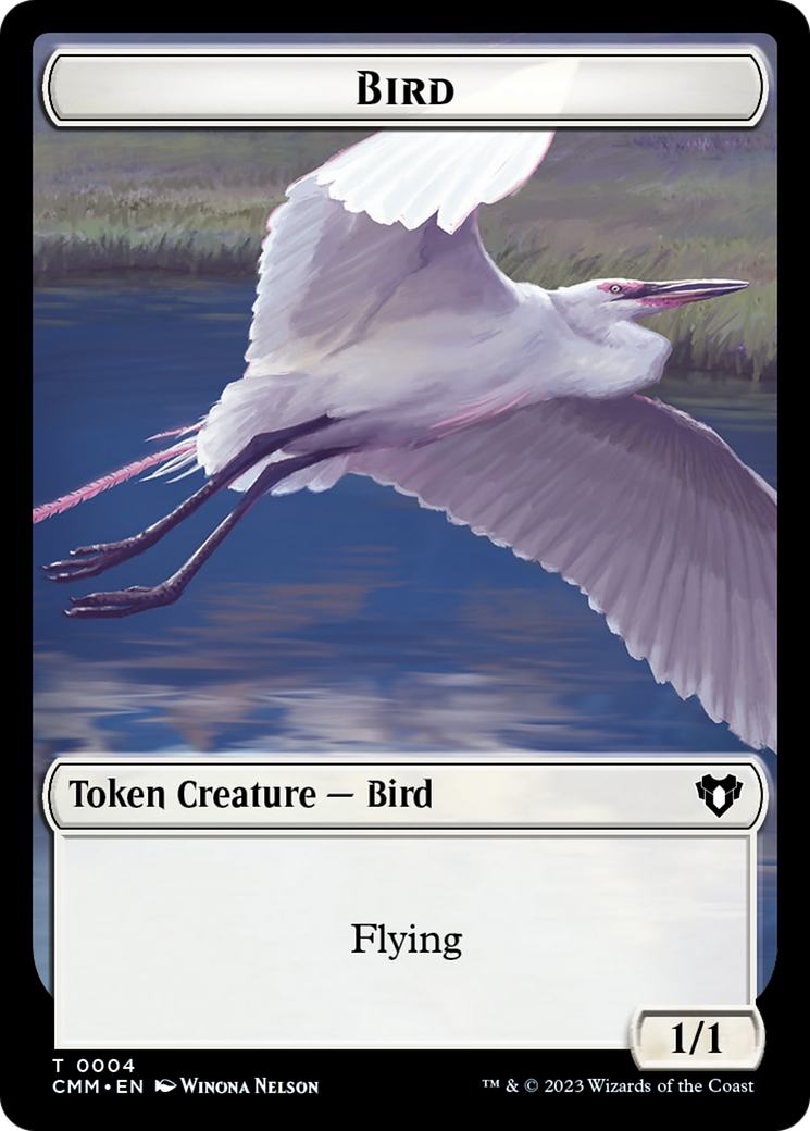 Copy (54) // Bird Double-Sided Token [Commander Masters Tokens] | Exor Games New Glasgow