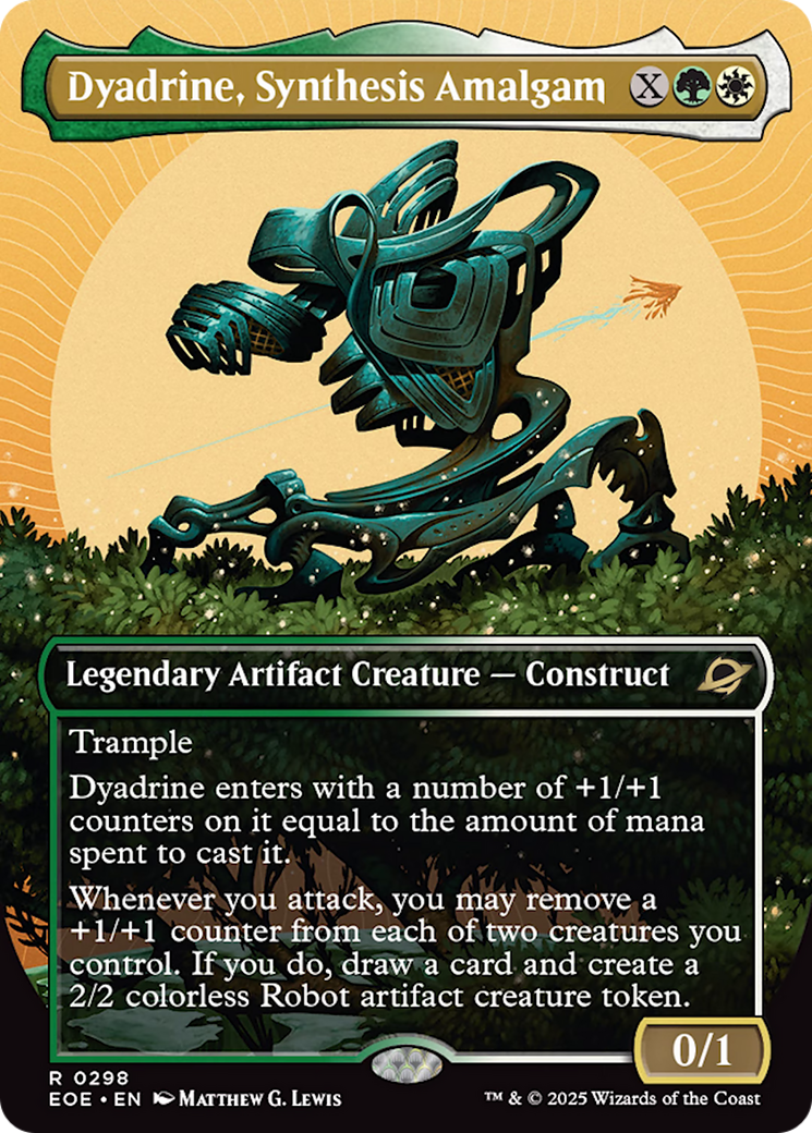 Dyadrine, Synthesis Amalgam (Borderless) [Edge of Eternities] | Exor Games New Glasgow