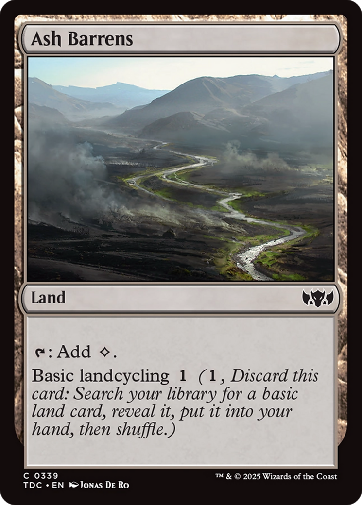 Ash Barrens [Tarkir: Dragonstorm Commander] | Exor Games New Glasgow