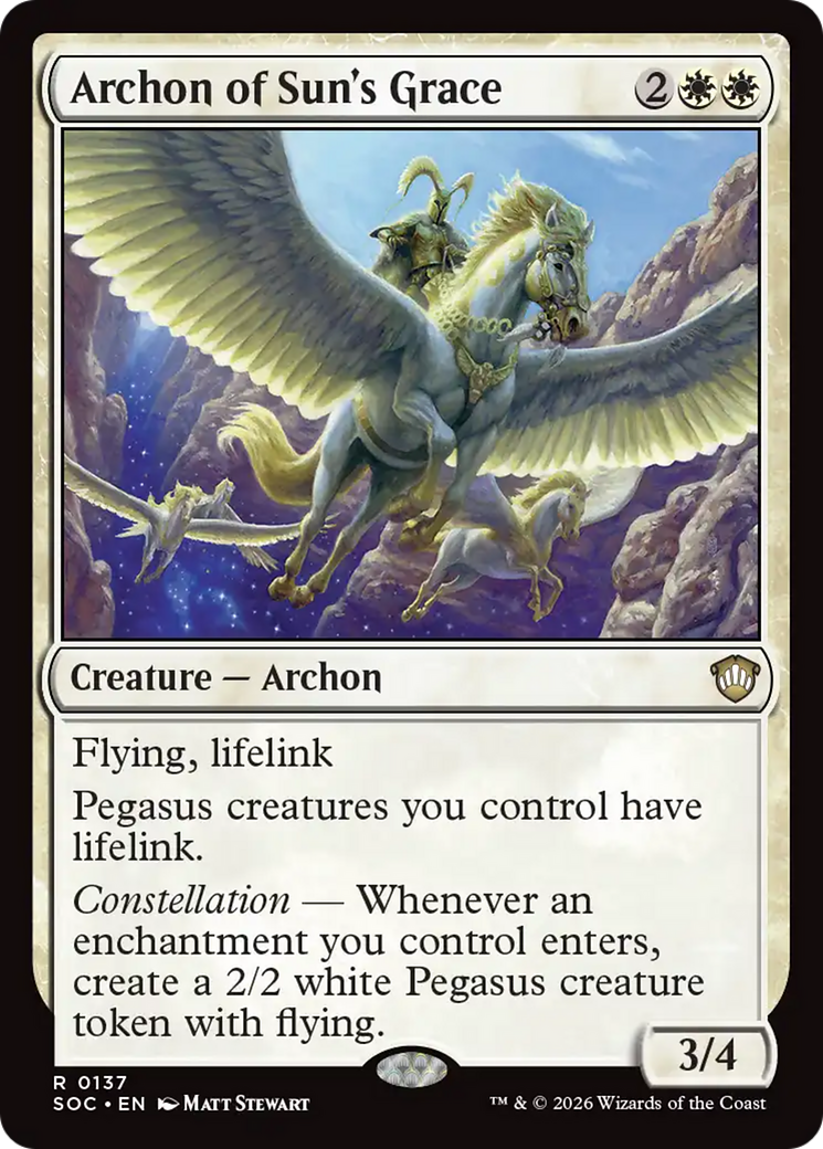 Archon of Sun's Grace [Secrets of Strixhaven Commander] | Exor Games New Glasgow