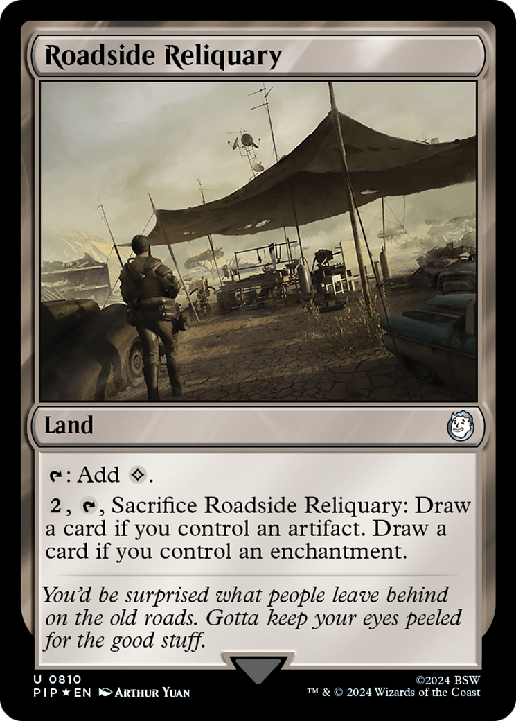 Roadside Reliquary (Surge Foil) [Fallout] | Exor Games New Glasgow