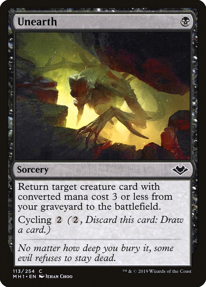Unearth [Modern Horizons] | Exor Games New Glasgow