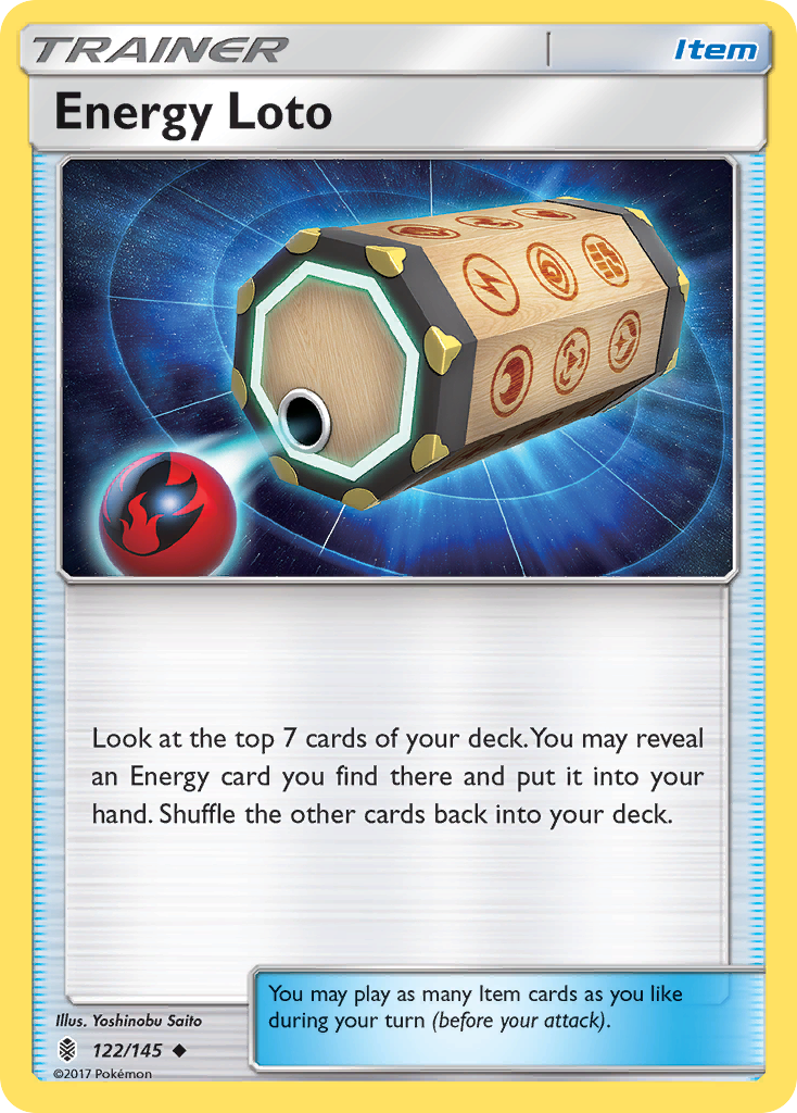 Energy Loto (122/145) [Sun & Moon: Guardians Rising] | Exor Games New Glasgow