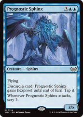 Prognostic Sphinx [Duskmourn: House of Horror Commander] | Exor Games New Glasgow