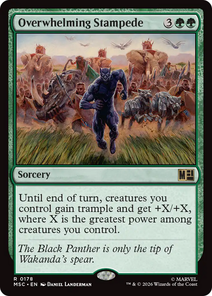 Overwhelming Stampede [Marvel Super Heroes Commander] | Exor Games New Glasgow