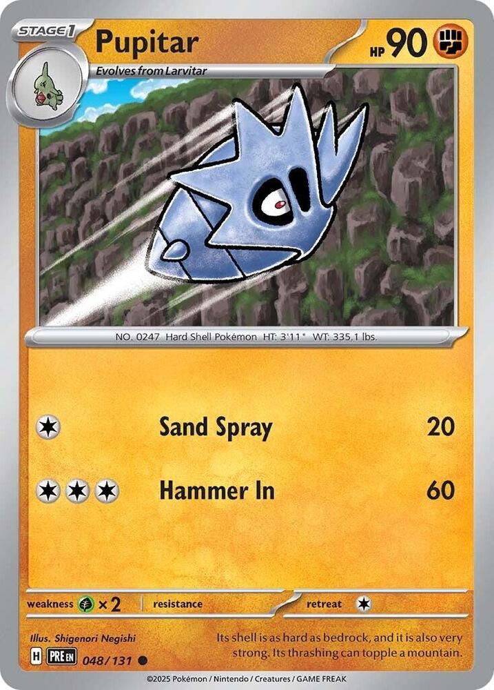 Pupitar (048/131) [Scarlet & Violet: Prismatic Evolutions] | Exor Games New Glasgow
