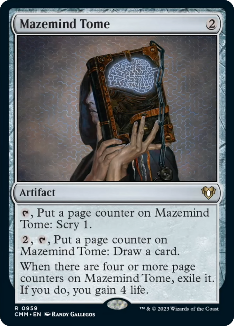 Mazemind Tome [Commander Masters] | Exor Games New Glasgow