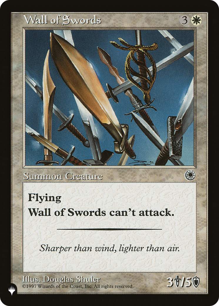 Wall of Swords [The List Reprints] | Exor Games New Glasgow