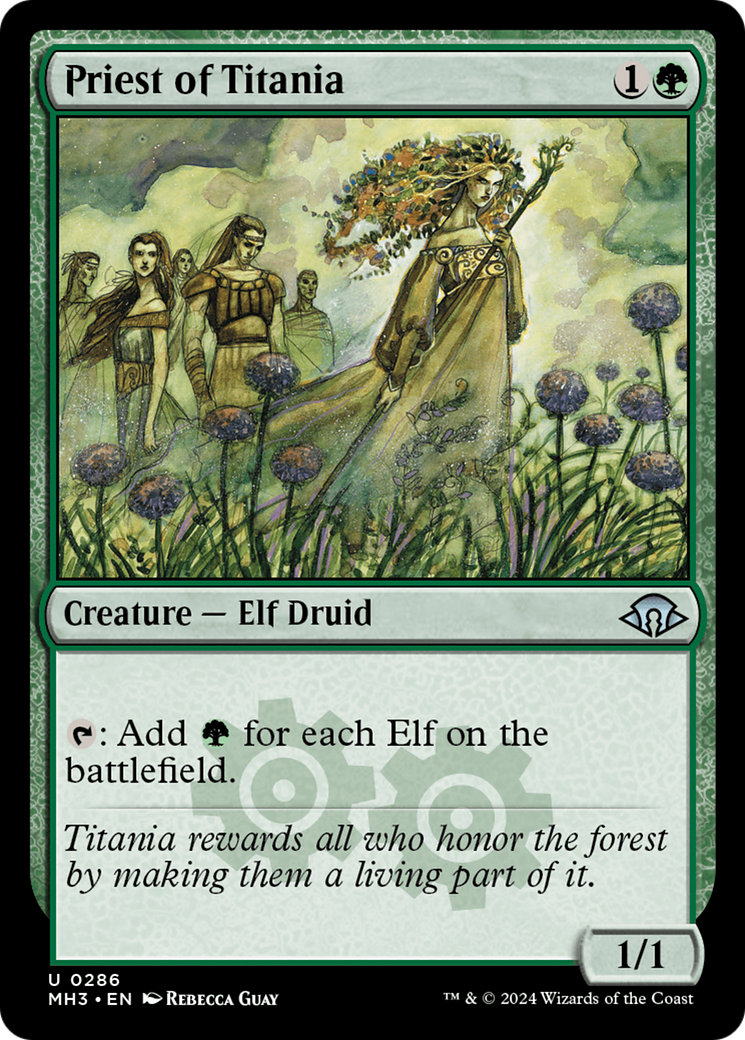 Priest of Titania [Modern Horizons 3] | Exor Games New Glasgow
