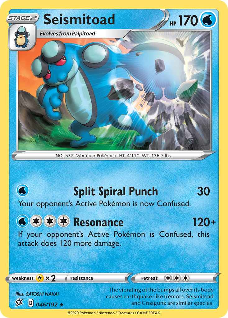 Seismitoad (046/192) [Sword & Shield: Rebel Clash] | Exor Games New Glasgow