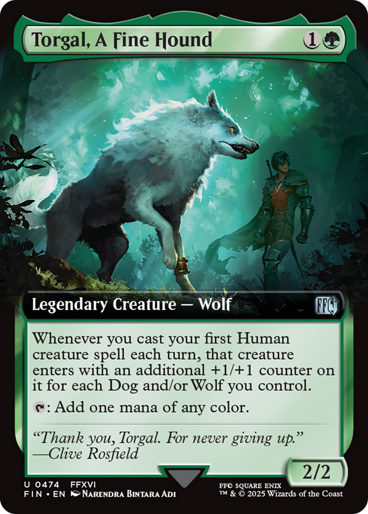 Torgal, A Fine Hound (Extended Art) [FINAL FANTASY] | Exor Games New Glasgow