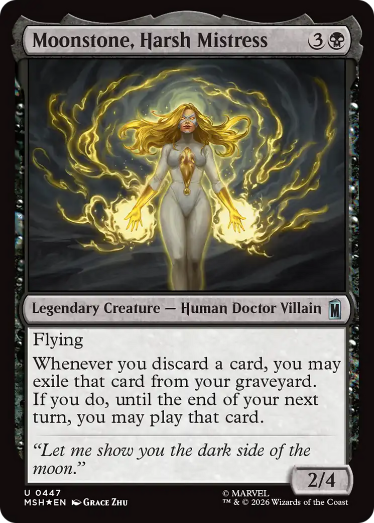 Moonstone, Harsh Mistress (Surge Foil) [Marvel Super Heroes] | Exor Games New Glasgow