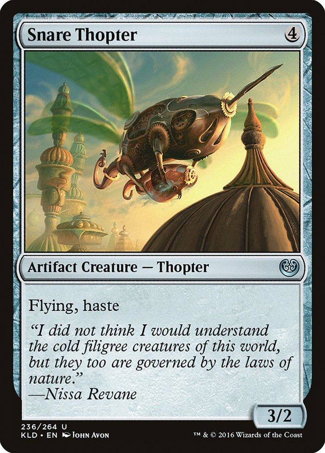 Snare Thopter [Kaladesh] | Exor Games New Glasgow