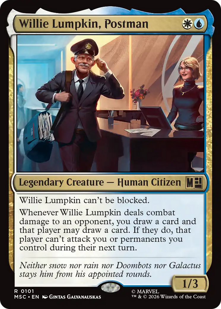 Willie Lumpkin, Postman [Marvel Super Heroes Commander] | Exor Games New Glasgow