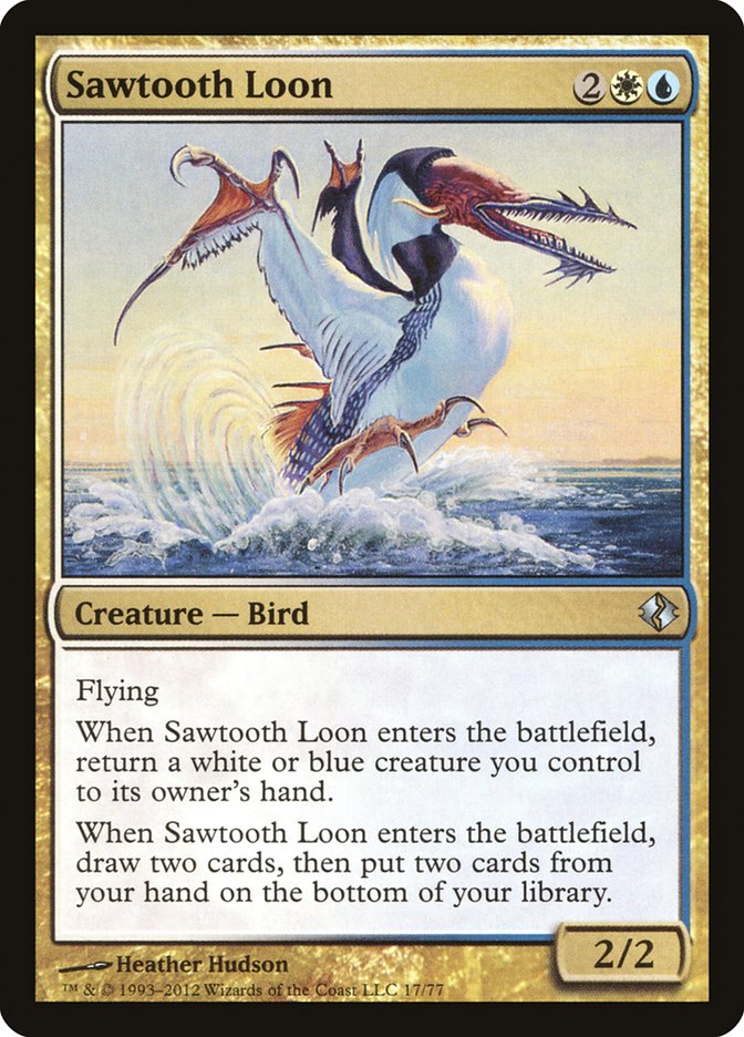 Sawtooth Loon [Duel Decks: Venser vs. Koth] | Exor Games New Glasgow