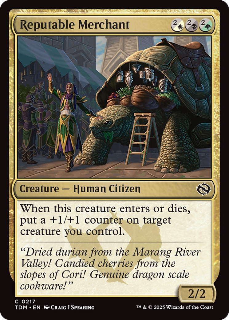Reputable Merchant [Tarkir: Dragonstorm] | Exor Games New Glasgow