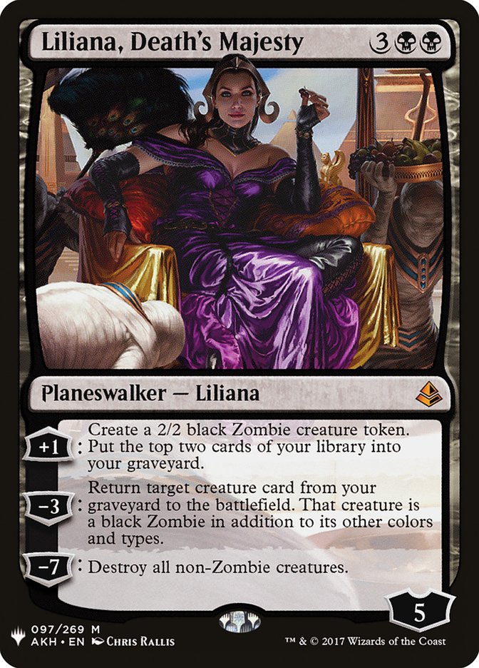 Liliana, Death's Majesty [The List] | Exor Games New Glasgow