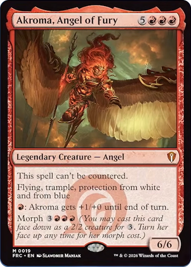 Akroma, Angel of Fury [Reality Fracture Commander] | Exor Games New Glasgow
