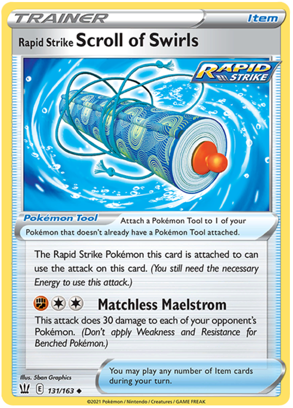 Rapid Strike Scroll of Swirls (131/163) [Sword & Shield: Battle Styles] | Exor Games New Glasgow