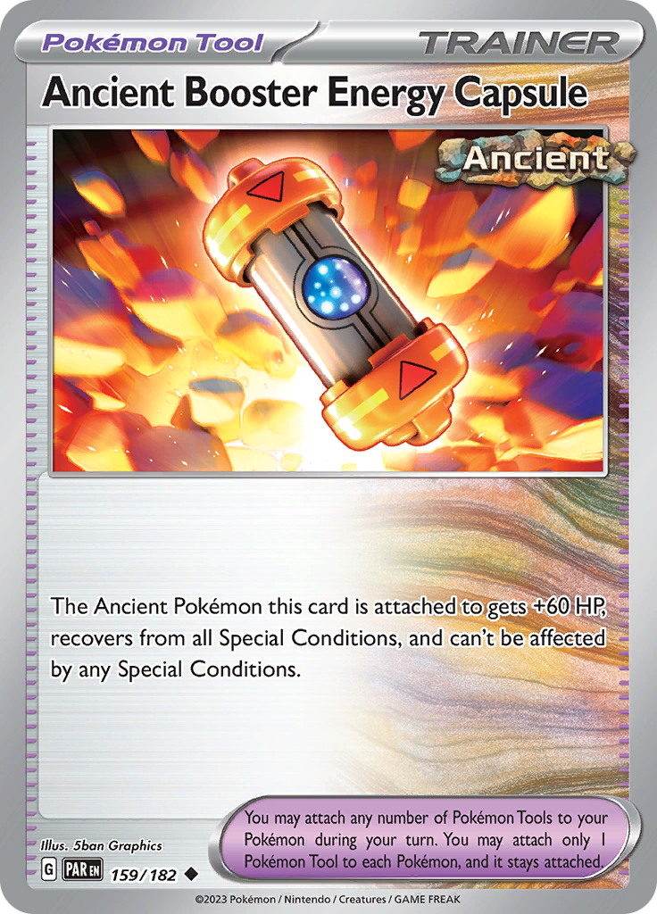 Ancient Booster Energy Capsule (159/182) [Scarlet & Violet: Paradox Rift] | Exor Games New Glasgow