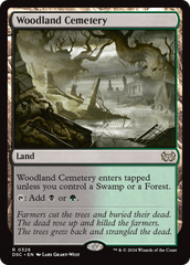 Woodland Cemetery [Duskmourn: House of Horror Commander] | Exor Games New Glasgow