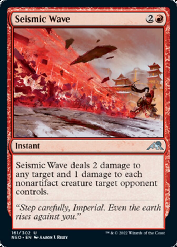 Seismic Wave [Kamigawa: Neon Dynasty] | Exor Games New Glasgow