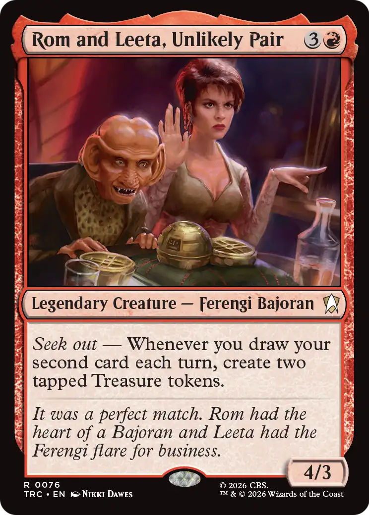 Rom and Leeta, Unlikely Pair [Star Trek Commander] | Exor Games New Glasgow