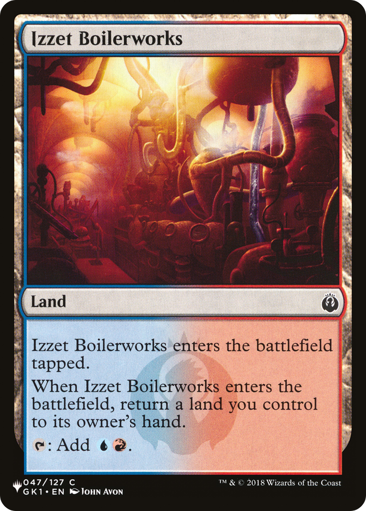 Izzet Boilerworks (GK1) [The List Reprints] | Exor Games New Glasgow