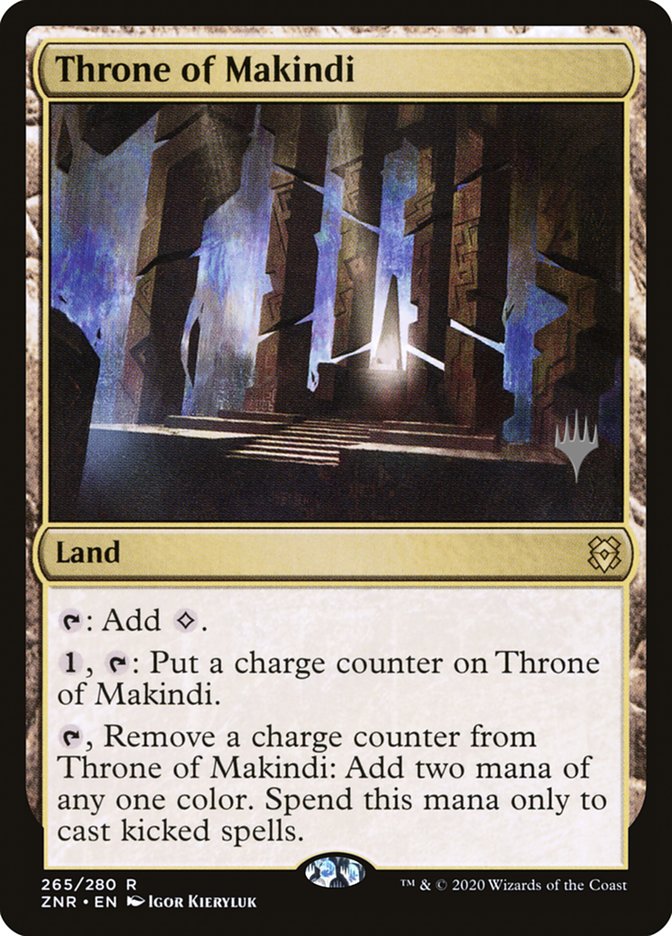 Throne of Makindi (Promo Pack) [Zendikar Rising Promos] | Exor Games New Glasgow
