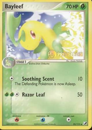 Bayleef (35/115) (Prerelease Promo) [Nintendo: Black Star Promos] | Exor Games New Glasgow
