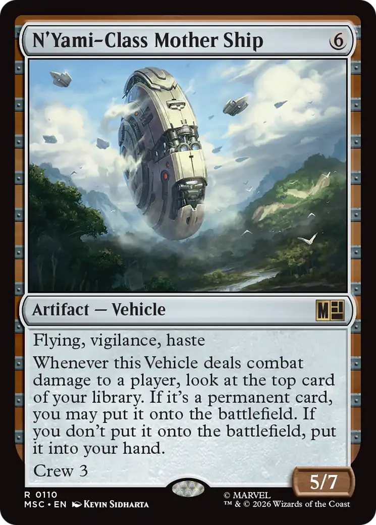 N'Yami-Class Mother Ship (Surge Foil) [Marvel Super Heroes Commander] | Exor Games New Glasgow