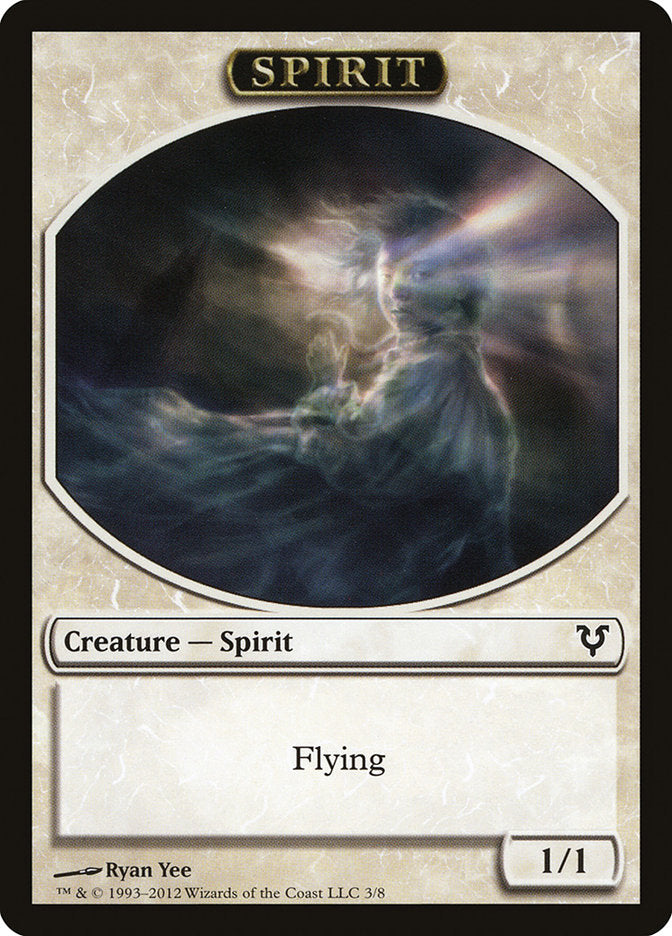 Spirit Token (3/8) [Avacyn Restored Tokens] | Exor Games New Glasgow