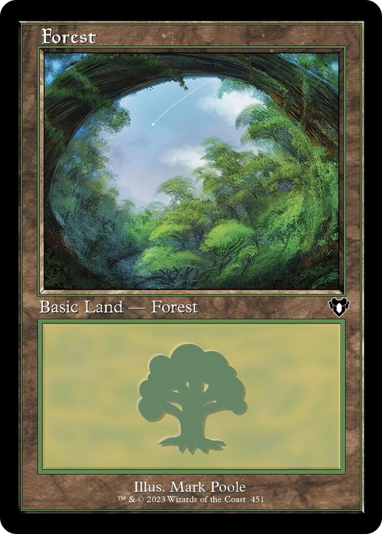 Forest (451) (Retro) [Commander Masters] | Exor Games New Glasgow