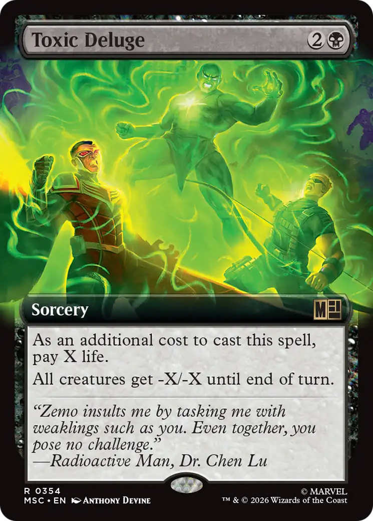 Toxic Deluge (Extended Art) [Marvel Super Heroes Commander] | Exor Games New Glasgow