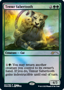 Temur Sabertooth [Year of the Tiger 2022] | Exor Games New Glasgow