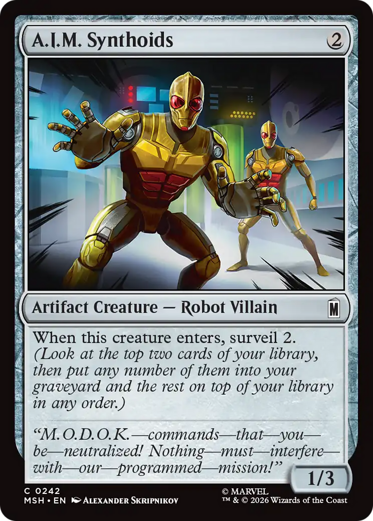 A.I.M. Synthoids [Marvel Super Heroes] | Exor Games New Glasgow