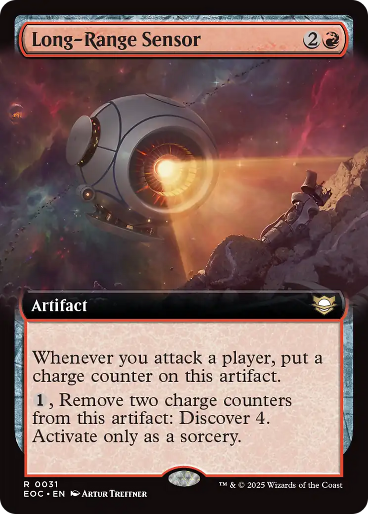 Long-Range Sensor (Extended Art) [Edge of Eternities Commander] | Exor Games New Glasgow
