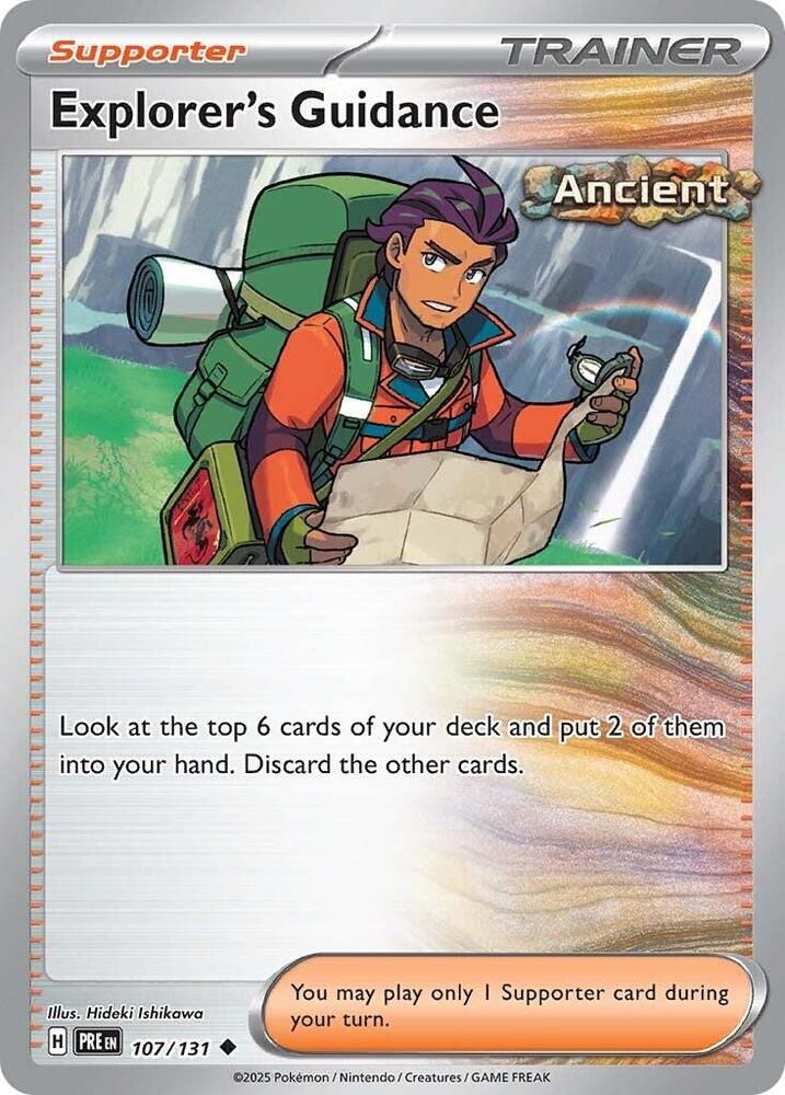Explorer's Guidance (107/131) [Scarlet & Violet: Prismatic Evolutions] | Exor Games New Glasgow