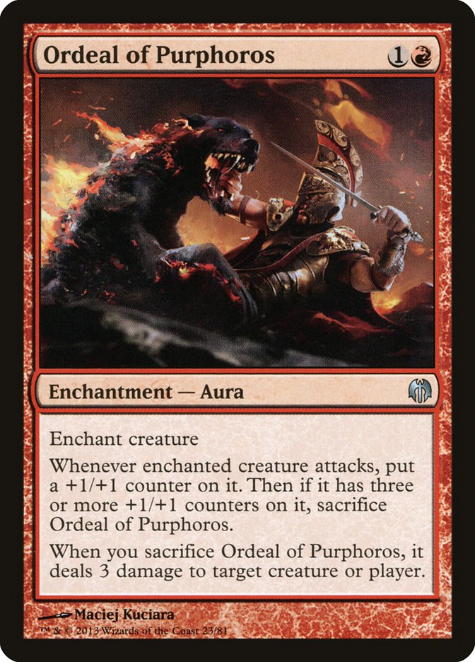 Ordeal of Purphoros [Duel Decks: Heroes vs. Monsters] | Exor Games New Glasgow