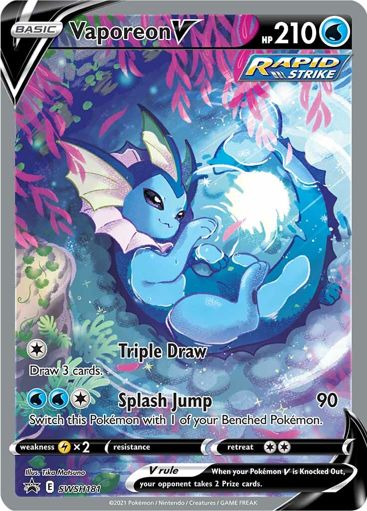 Vaporeon V (SWSH181) [Sword & Shield: Black Star Promos] | Exor Games New Glasgow