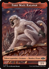 First Mate Ragavan // Treasure Double-Sided Token [Tarkir: Dragonstorm Commander Tokens] | Exor Games New Glasgow